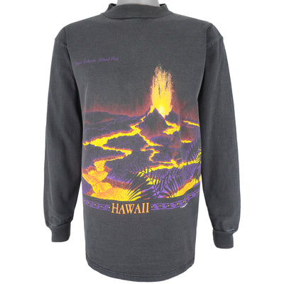 Vintage (HL Miller Gold) - Hawaii, Volcanoes Natural Park Sweatshirt 1990s Large