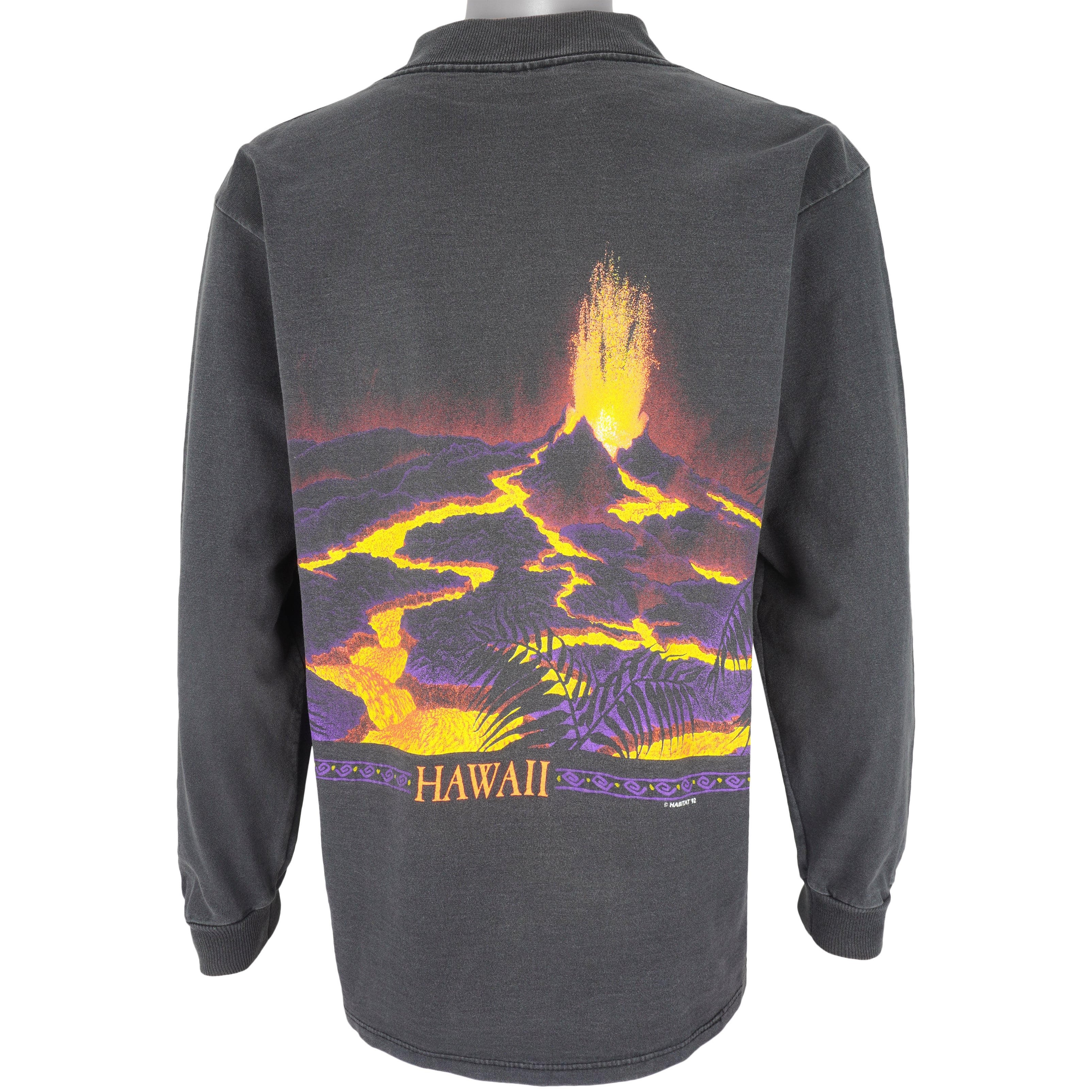 Vintage (HL Miller Gold) - Hawaii, Volcanoes Natural Park Sweatshirt 1 –  Vintage Club Clothing