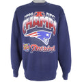 NFL - New England Patriots Champs Sweatshirt 1996 Large Vintage Retro Football
