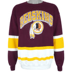 NFL (Logo 7) - Washington Redskins Crew Neck Sweatshirt 1990s Large Vintage Retro Football