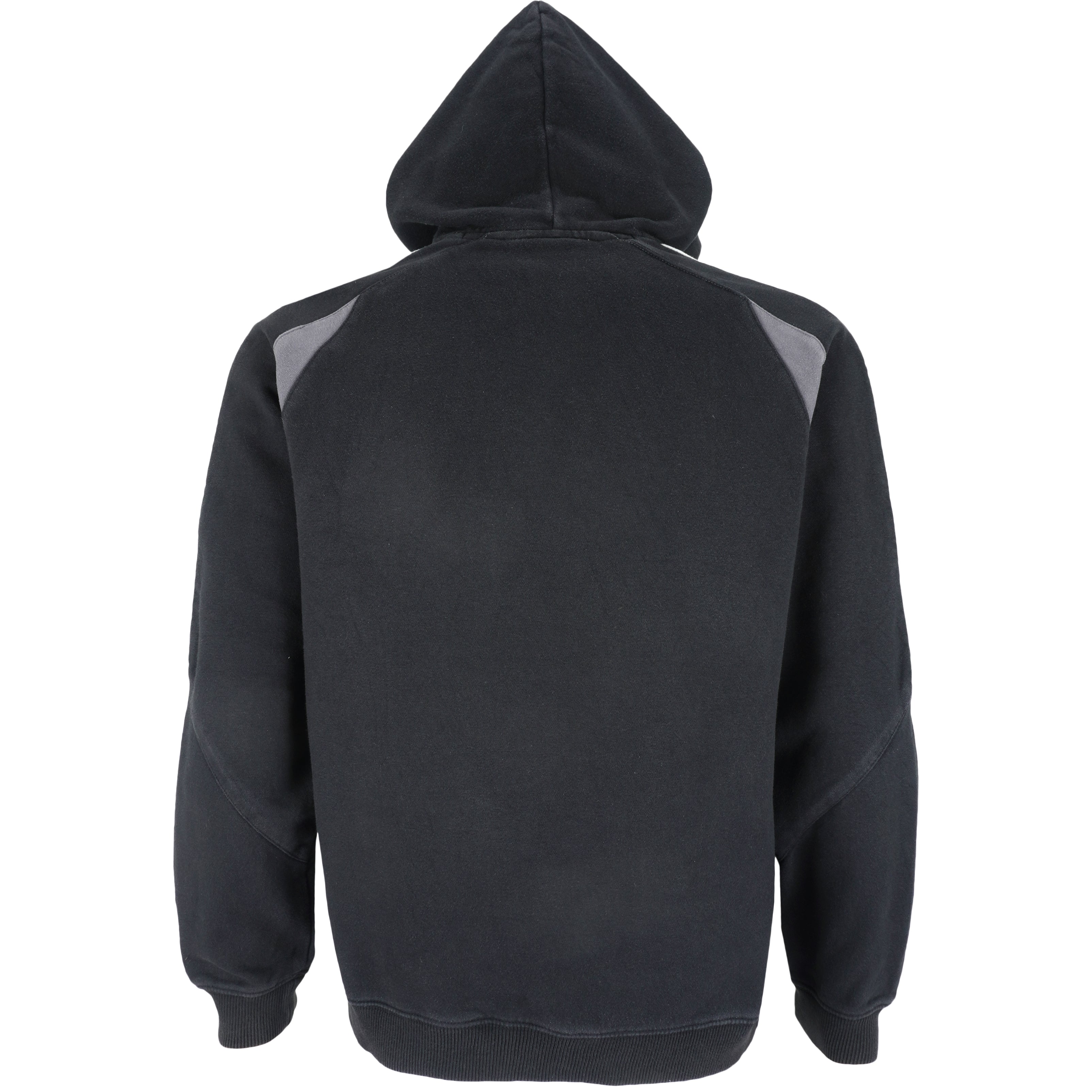 Nike - Black Hooded Sweatshirt 1990s Medium Vintage Retro