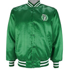 NBA (Swingster) - Green Boston Celtics Satin Jacket 1990s Medium Vintage Retro Basketball