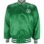 NBA (Swingster) - Green Boston Celtics Satin Jacket 1990s Medium Vintage Retro Basketball