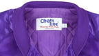 NFL (Chalk Line) - Purple Minnesota Vikings Satin Jacket 1990s Large Vintage Retro Football