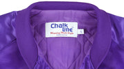 NFL (Chalk Line) - Purple Minnesota Vikings Satin Jacket 1990s Large Vintage Retro Football
