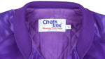 NFL (Chalk Line) - Purple Minnesota Vikings Satin Jacket 1990s Large Vintage Retro Football