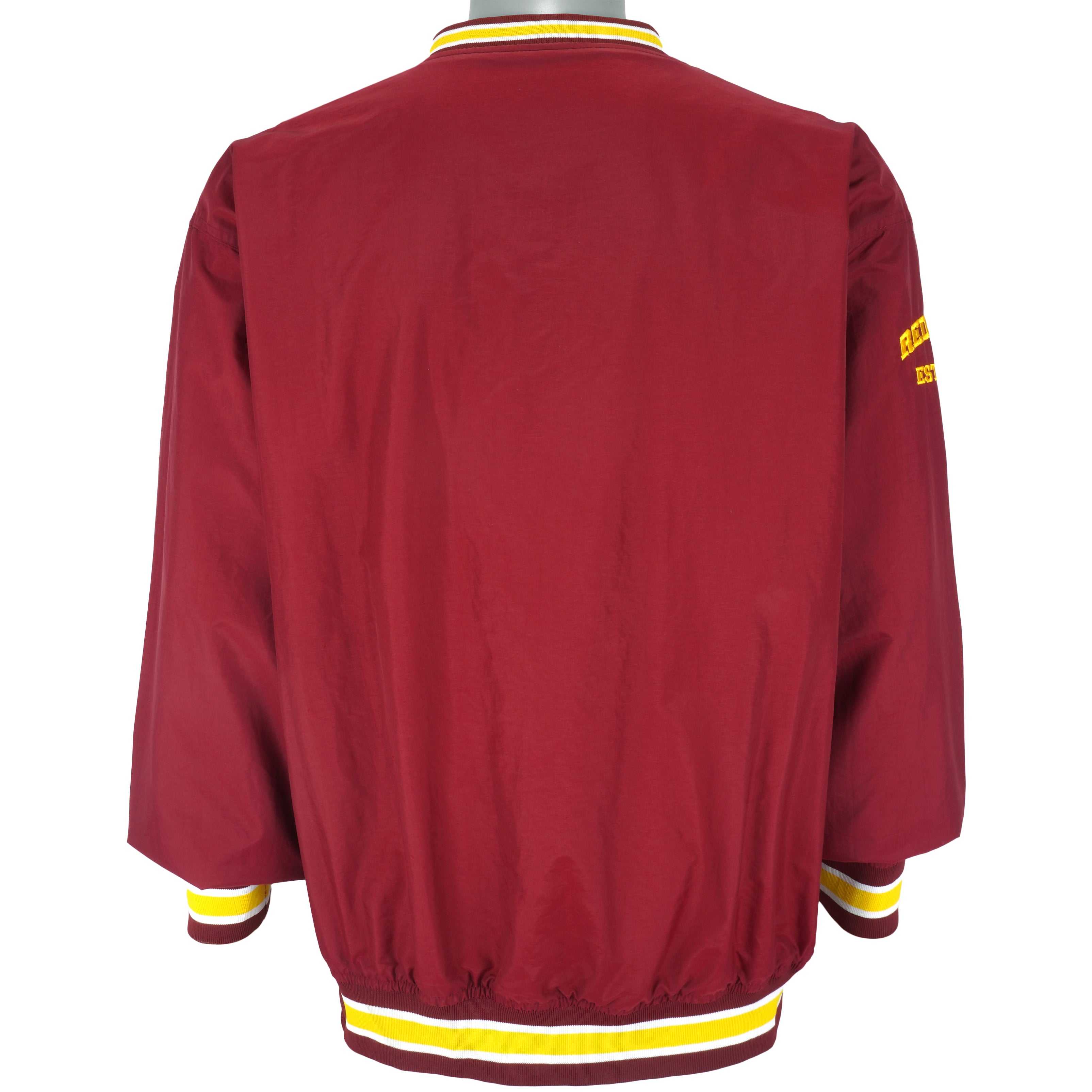 NFL - Washington Redskins V-Neck Pullover Winbreaker 1990s X-large Vintage Retro Football