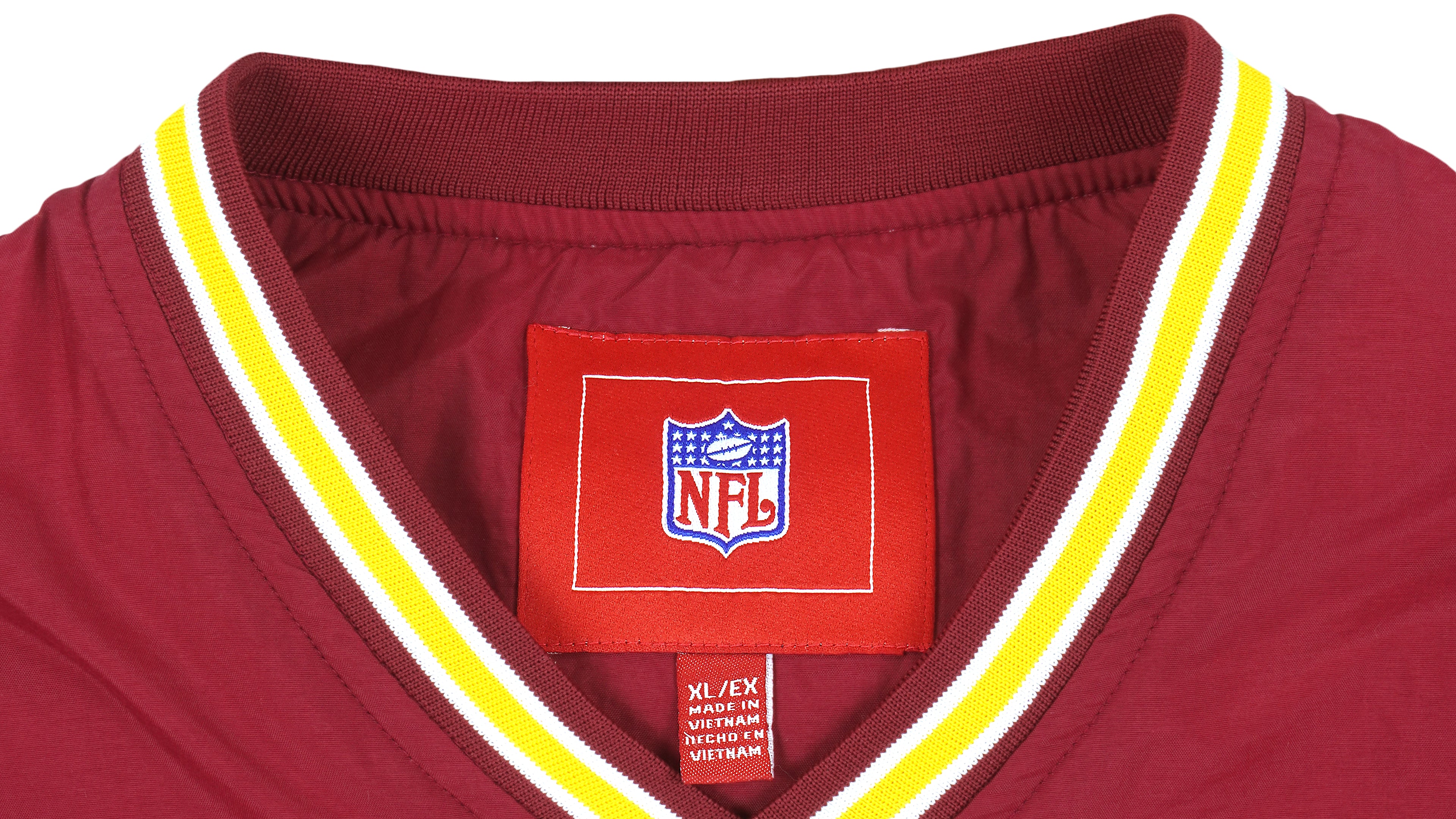 NFL - Washington Redskins V-Neck Pullover Winbreaker 1990s X-large Vintage Retro Football