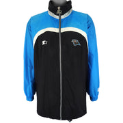 NFL (Starter) - Carolina Panthers Zip-Up Windbreaker 1990s X-Large Vintage Retro Football