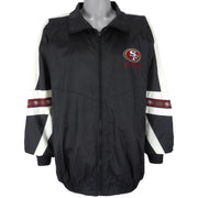 NFL (Pro Player) - San Francisco 49ers Zip-Up Windbreaker 1990s X-Large Vintage Retro Football