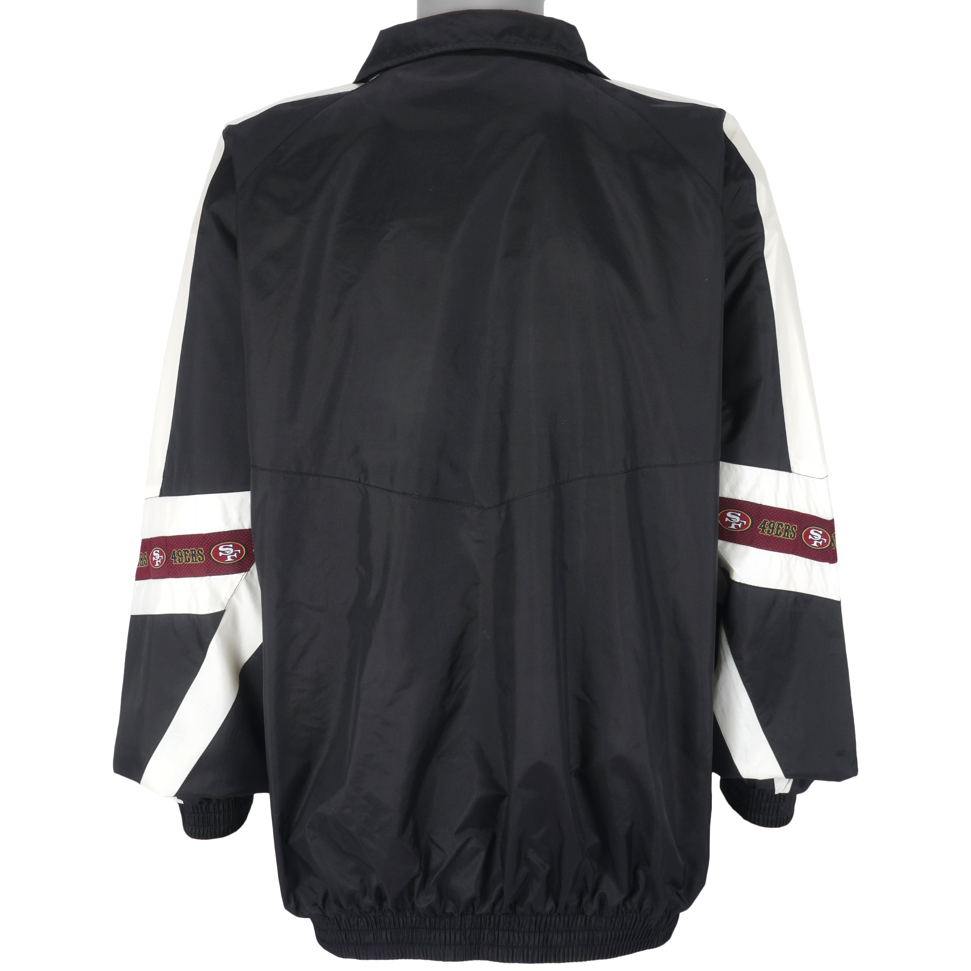 NFL (Pro Player) - San Francisco 49ers Zip-Up Windbreaker 1990s X-Large Vintage Retro Football