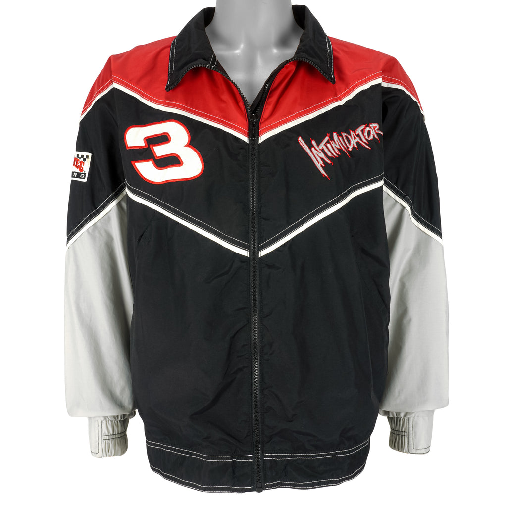 NASCAR (Nutmeg) - Dale Earnhardt Intimidator Jacket 1990s Medium Vintage Retro 