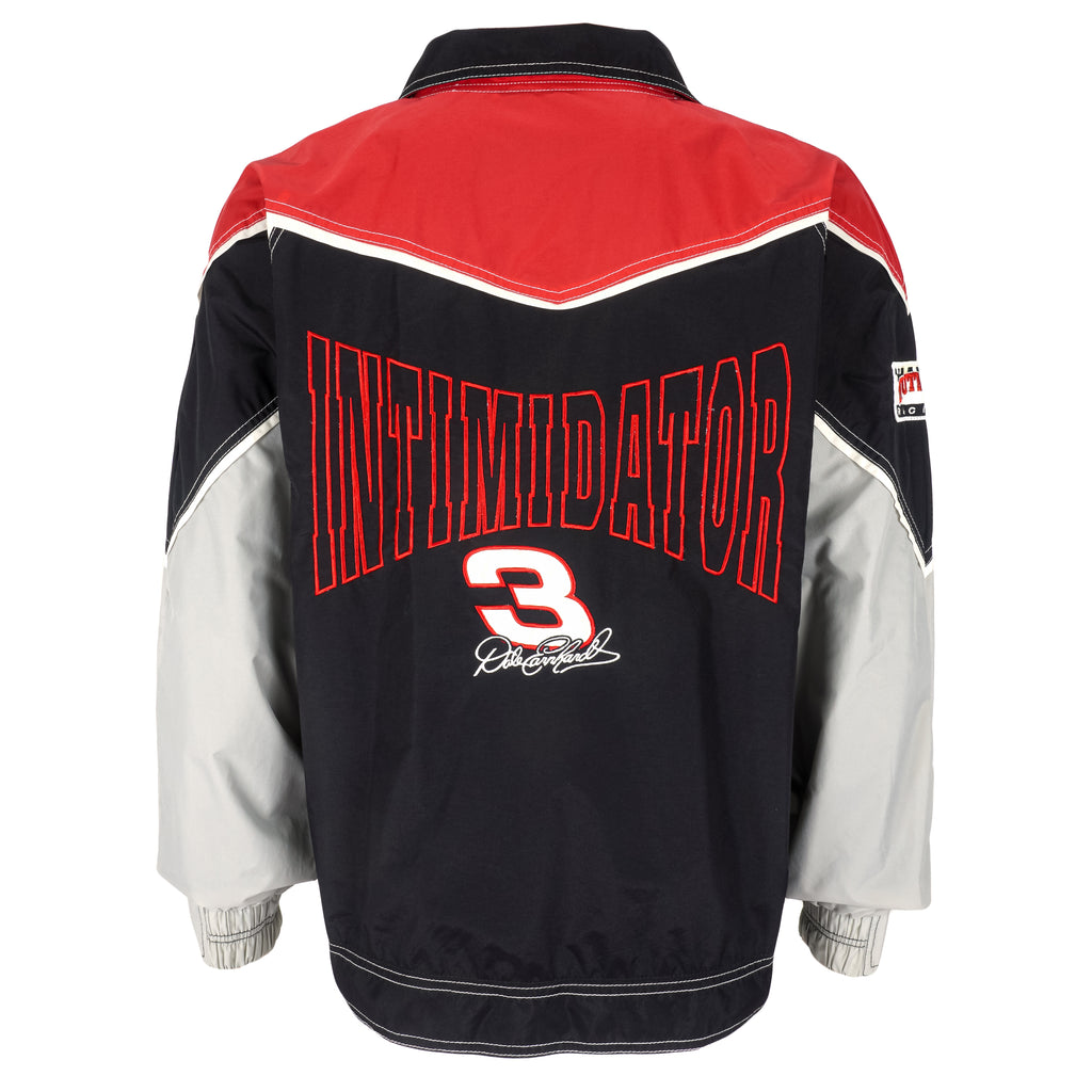 NASCAR (Nutmeg) - Dale Earnhardt Intimidator Jacket 1990s Medium Vintage Retro