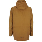 Carhartt Mens - Brown Zip-Up Hooded Jacket 1990s Large Vintage Retro