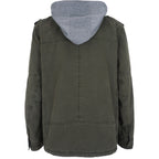 Levis - Green Hooded Jacket 1990s XX-Large Vintage Retro
