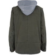 Levis - Green Hooded Jacket 1990s XX-Large Vintage Retro