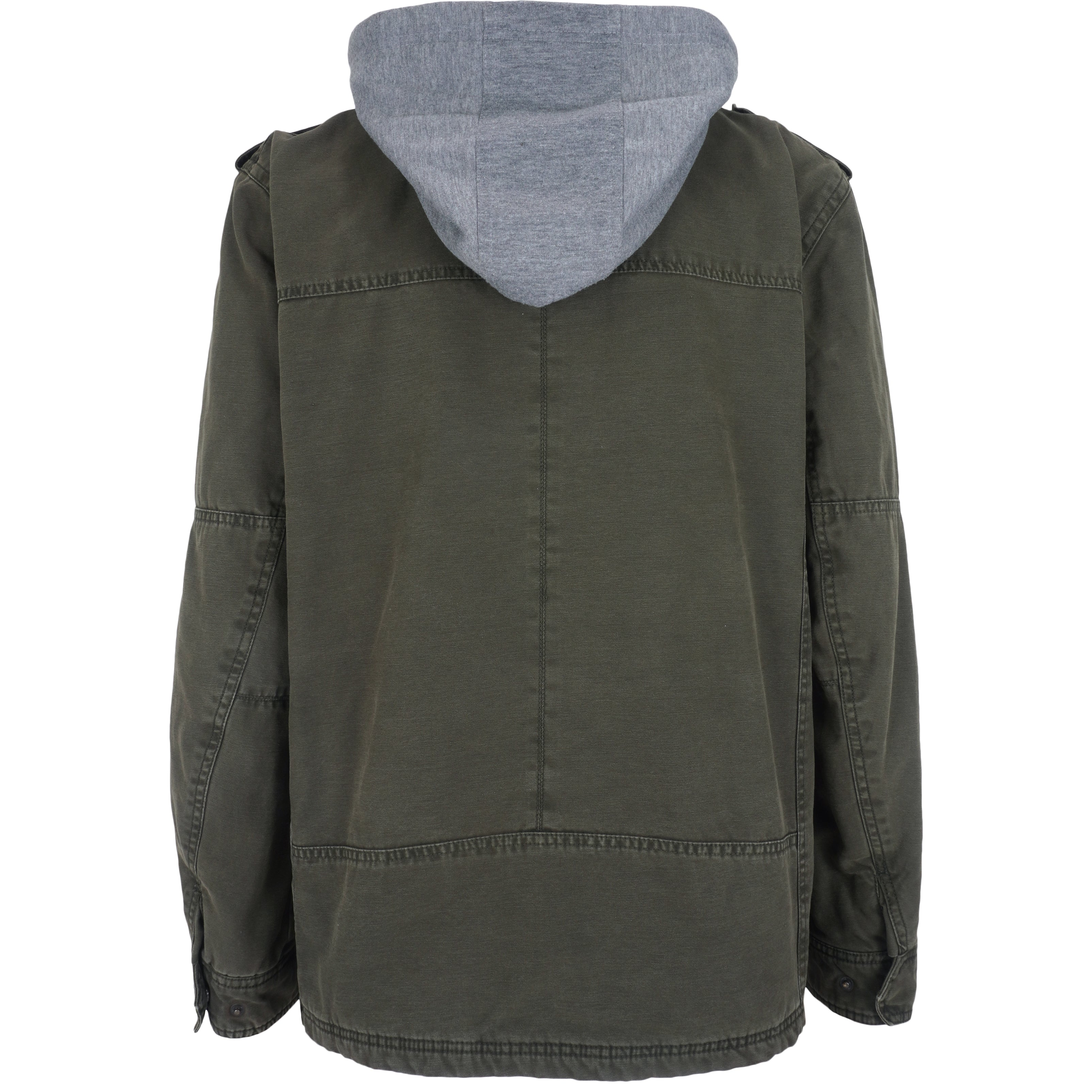 Levis - Green Hooded Jacket 1990s XX-Large Vintage Retro