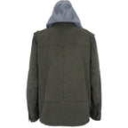 Levis - Green Hooded Jacket 1990s XX-Large Vintage Retro