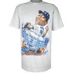 MLB (Salem) - Hideo Nomo The Tornado Caricature T-Shirt 1990s Medium