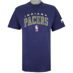 NBA (Pro Player) - Indiana Pacers Embroidered T-Shirt 1990s Medium
