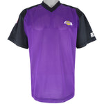 Starter - Purple & Black Los Angeles Lakers T-Shirt 1990s Medium Vintage Retro Basketball
