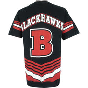 NHL (Salem) - Chicago Blackhawks Spell-Out T-Shirt 1990s Large Vintage Retro Hockey