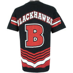 NHL (Salem) - Chicago Blackhawks Spell-Out T-Shirt 1990s Large Vintage Retro Hockey