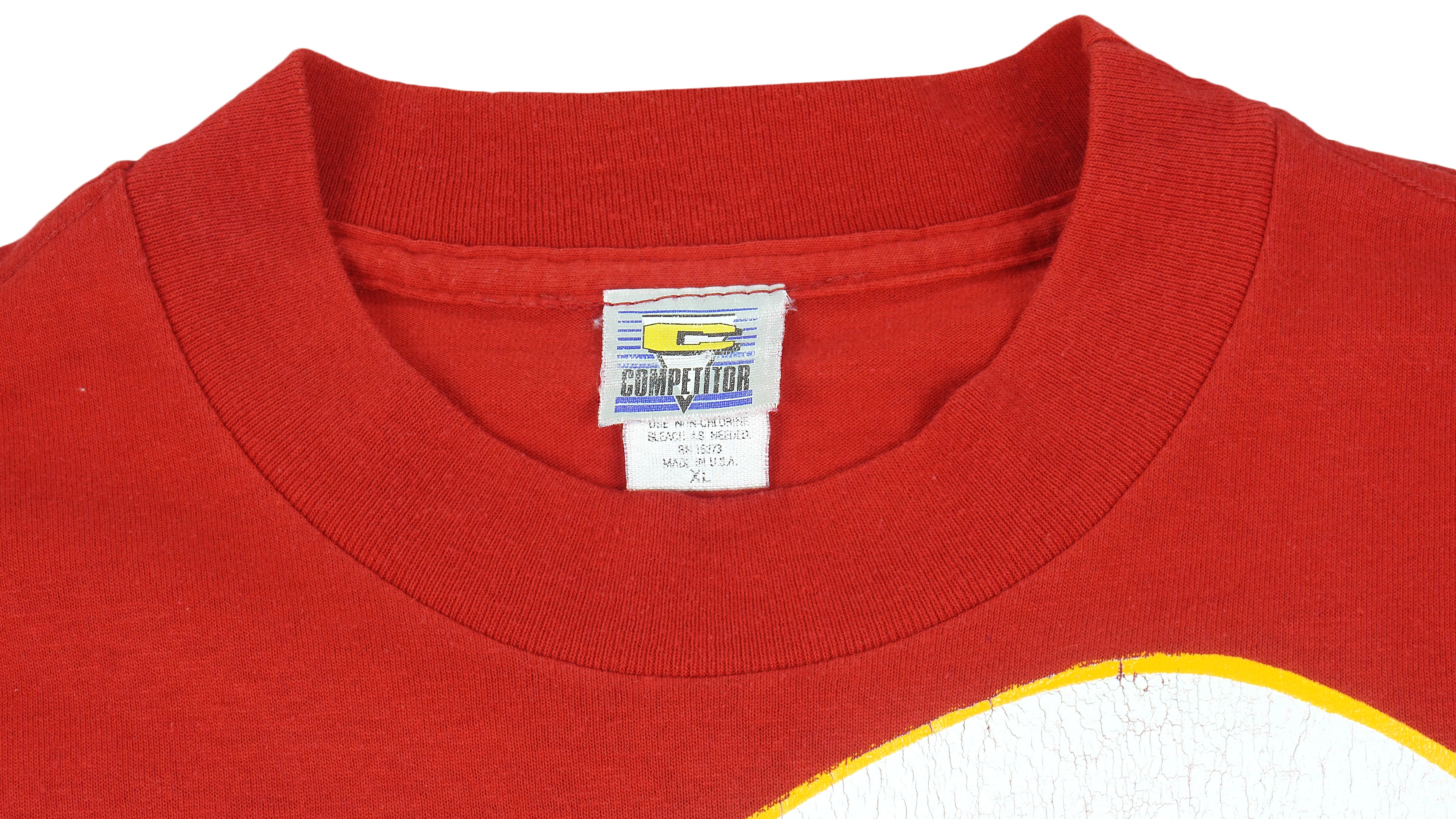 NHL (Competitor) - Calgary Flames T-Shirt 1990s X-Large Vintage Retro Hockey