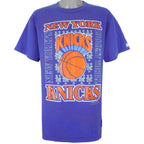 Starter - New York Knicks Spell-Out T-Shirt 1991 X-Large Vintage Retro Basketball