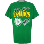 NBA (Trench) - Boston Celtics Spell-Out T-Shirt 1991 X-Large Vintage Retro Basketball