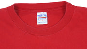 NFL (True-Fan) - Carolina Panthers Spell-Out T-Shirt 1990s Large Vintage Retro Football