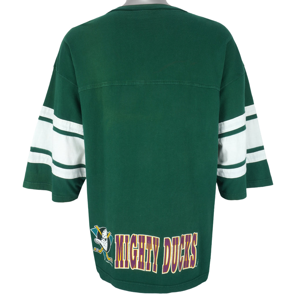 NHL - Mighty Ducks of Anaheim Hockey Jersey 1990s Large Vintage Retro Hockey