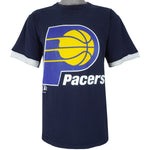 NBA (Salem) - Indiana Pacers Roll Em Ups T-Shirt 1990s Large