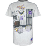 NBA (Nutmeg) - Utah Jazz Locker Room T-Shirt 1990s Large Vintage Retro Basketball