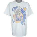 NBA (Salem) - Golden State Warriors Chris Webber Caricature T-Shirt 1990s Large