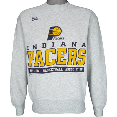 NBA (Pro Player) - Indiana Pacers Crew Neck Sweatshirt 1990s Medium