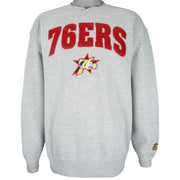Starter - Philadelphia 76ers Crew Neck Sweatshirt 1990s Medium Vintage Retro Basketball