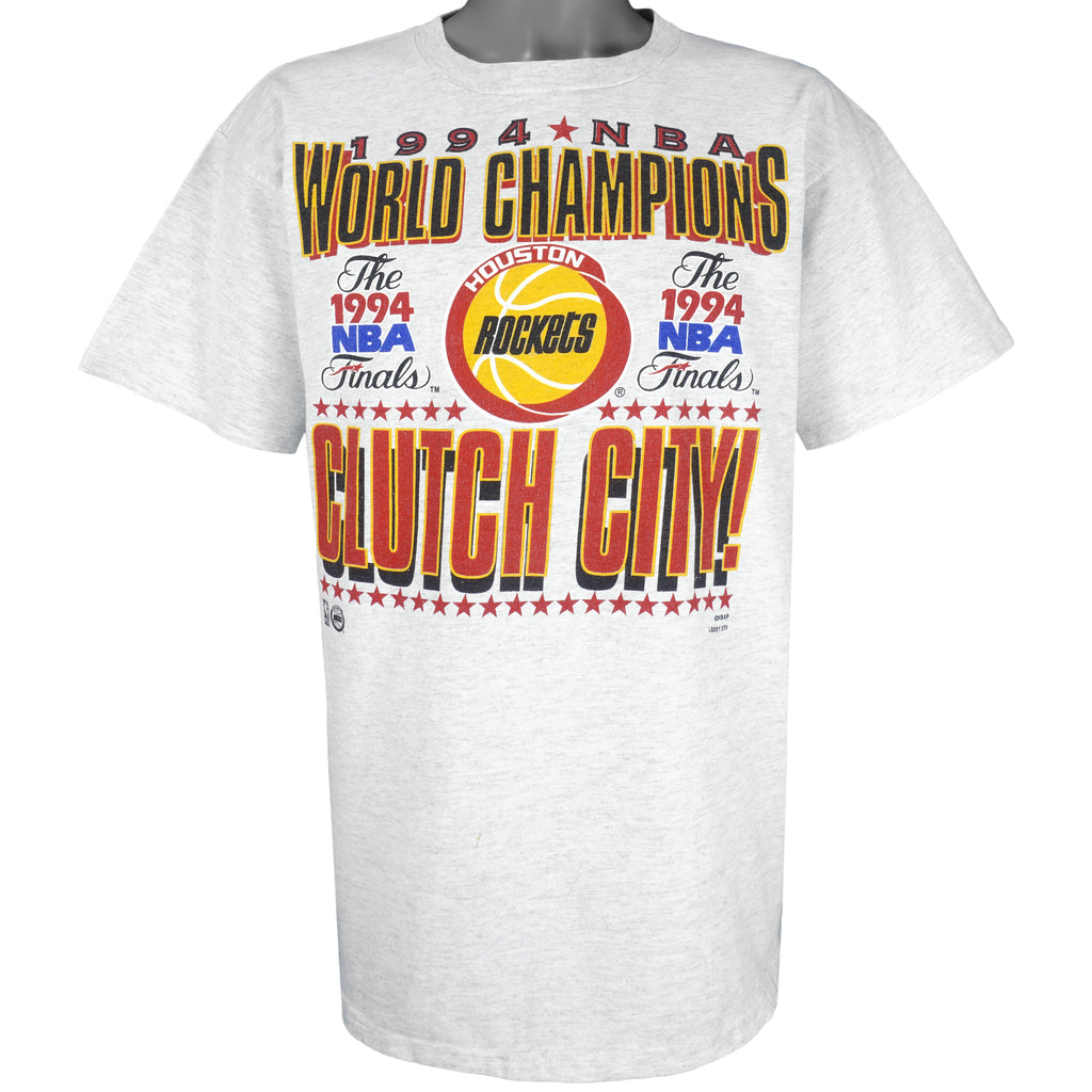 NBA (Turtex) - Houston Rockets, World Champions T-Shirt 1994 X-Large Vintage Retro Basketball