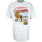 NBA (Fruit Of The Loom) - Chicago Bulls, Champions T-Shirt 1997 X-Large Vintage Retro Basketball