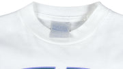NBA (Tultex) - White Utah Jazz T-Shirt 1990s Medium Vintage Retro Basketball