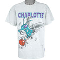 NBA (Nutmeg) - Charlotte Hornets Breakout T-Shirt 1990s Large Vintage Retro Basketball