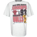 NBA (Salem) - Chicago Bulls, NBA World Champions T-Shirt 1993 X-Large Vintage Retro Basketball
