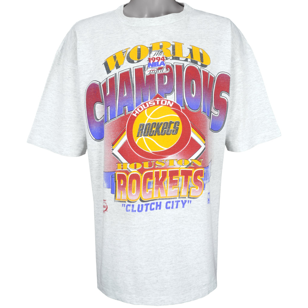 NBA (True-Fan) - Houston Rockets, World Champions T-Shirt 1994 X-Large Vintage Retro Basketball