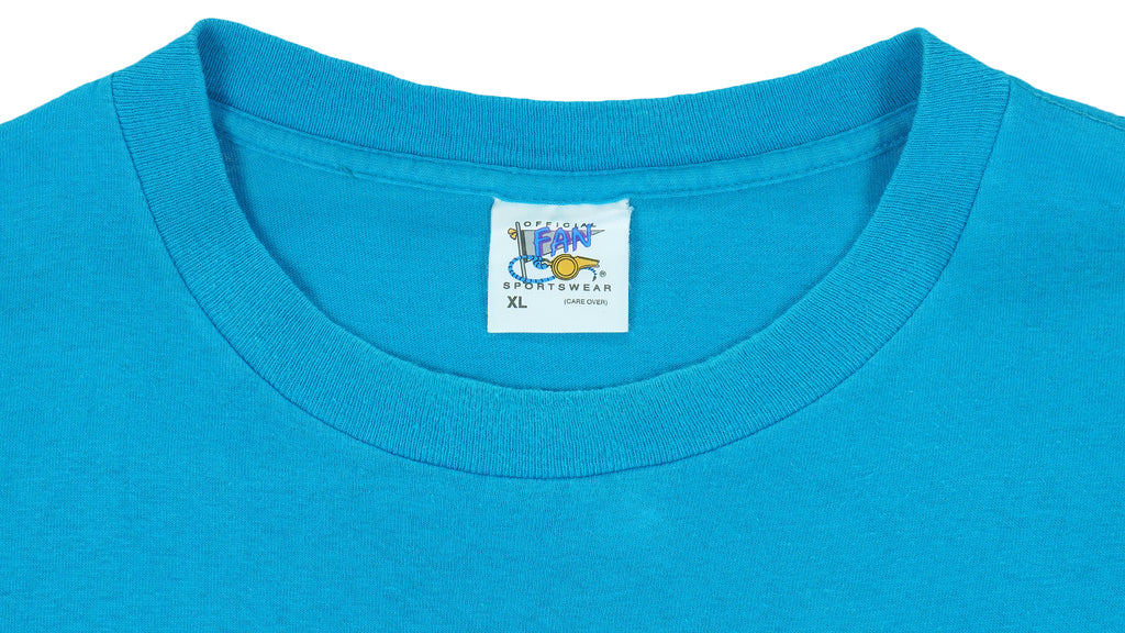 NBA (Fan) - Charlotte Hornets Over Print T-Shirt 1990s X-Large Vintage Retro Basketball