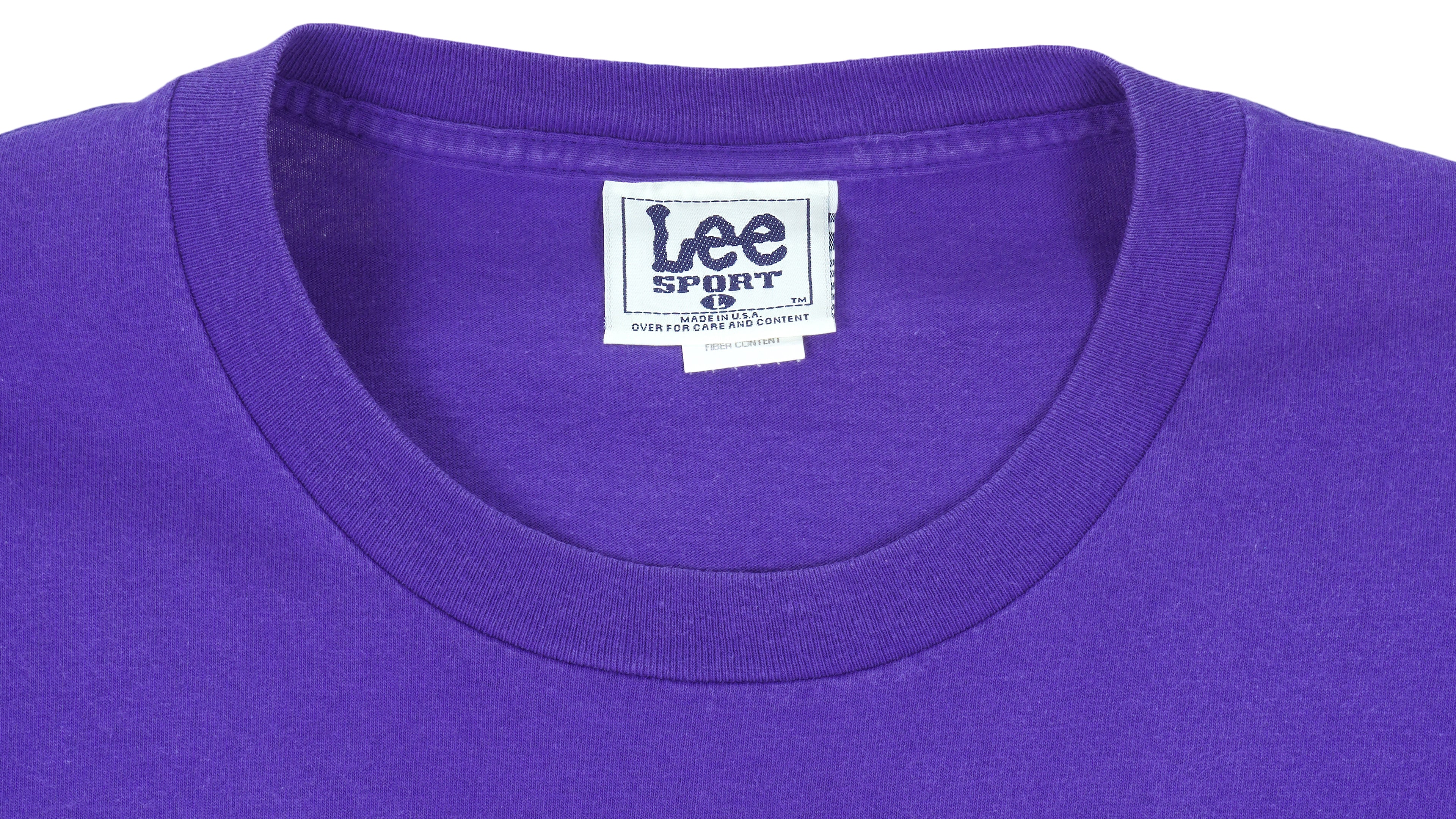 NBA (Lee) - Purple Utah Jazz T-Shirt 1990s Large Vintage Retro Basketball