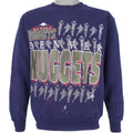 NBA (Champknil) - Denver Nuggets Sweatshirt 1990s Medium Vintage Retro Basketball