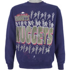 NBA (Champknil) - Denver Nuggets Sweatshirt 1990s Medium Vintage Retro Basketball