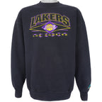NBA - Los Angeles Lakers Crew Neck Sweatshirt 1990s Large Vintage Retro Basketball