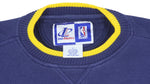 NBA (Logo Athletic) - Indiana Pacers Embroidered Sweatshirt 1990s Large Vintage Retro Basketball