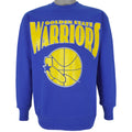 NBA (Nutmeg) - Golden State Warriors Crew Neck Sweatshirt 1960s Large Vintage Retro Basketball